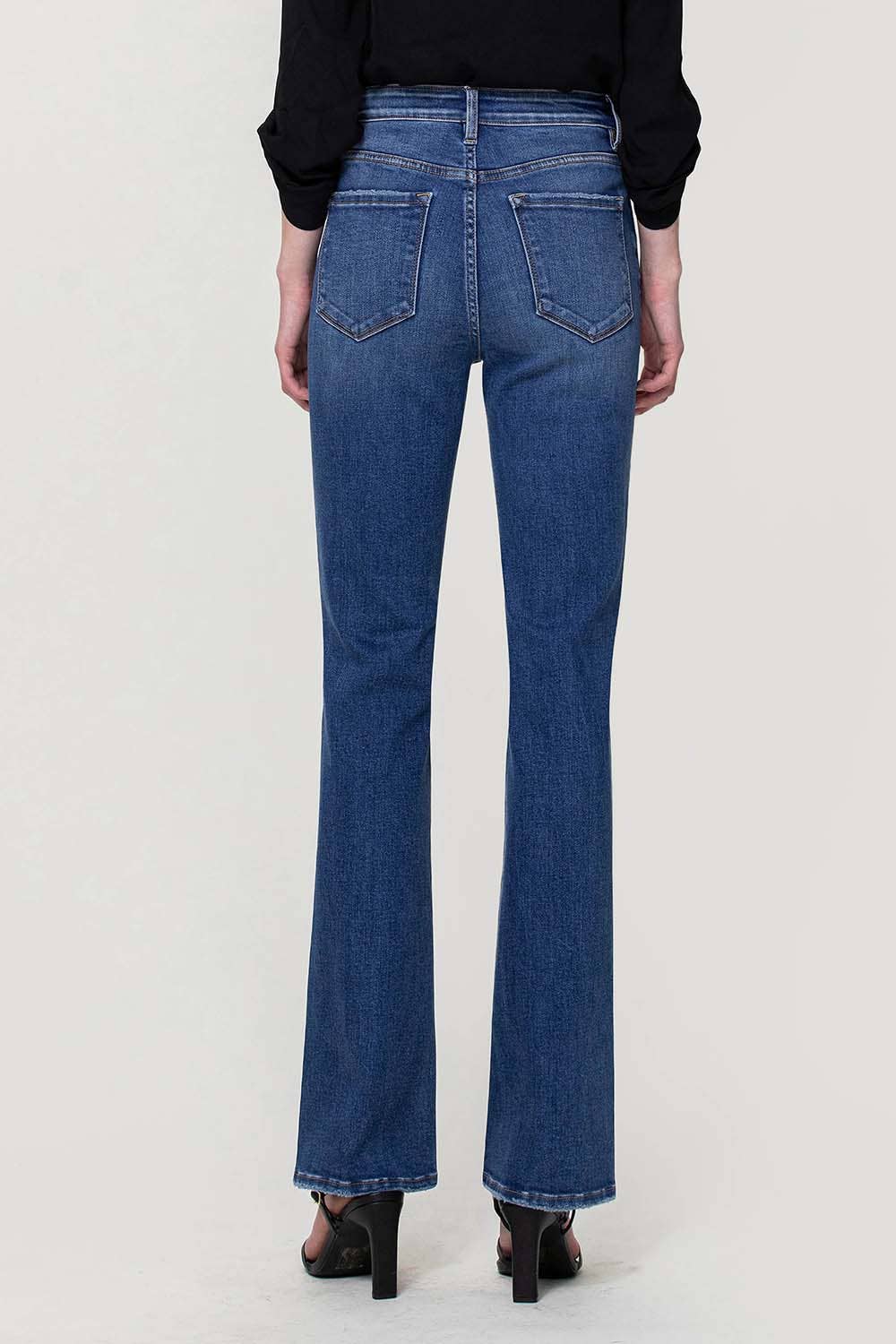 HIGH RISE STRETCH SLIM BOOTCUT JEANS T5353: WALKING ON SUNSHINE / 31