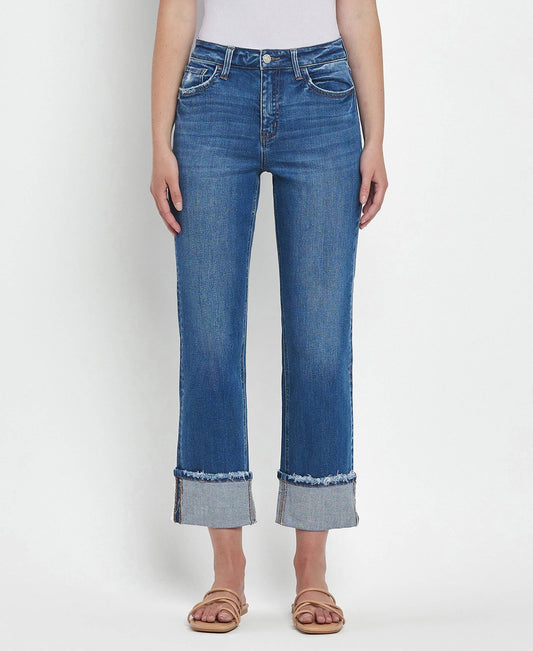 Victoria high rised cuffed jeans by vervet