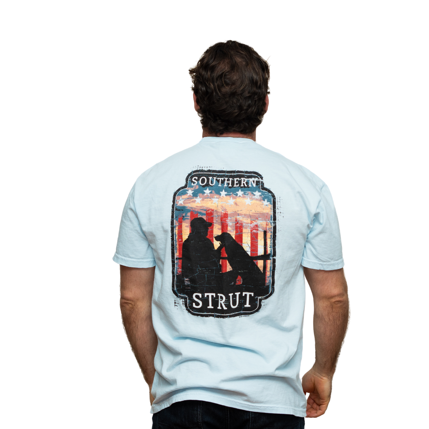 Ol' Pals T-Shirt: Chambray / 100% Cotton / Large-2XL