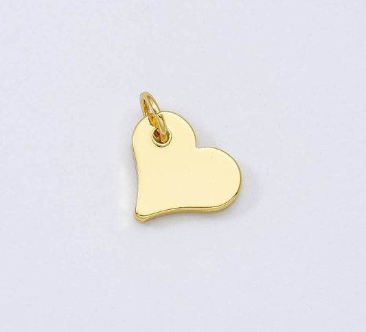 Gold Filled Mini Heart Add-On Charm Pendant, CP1950