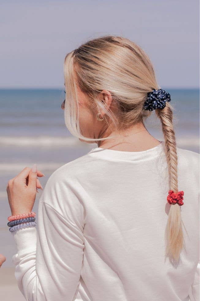 Silk Hair Scrunchie | Small | Independence Bae