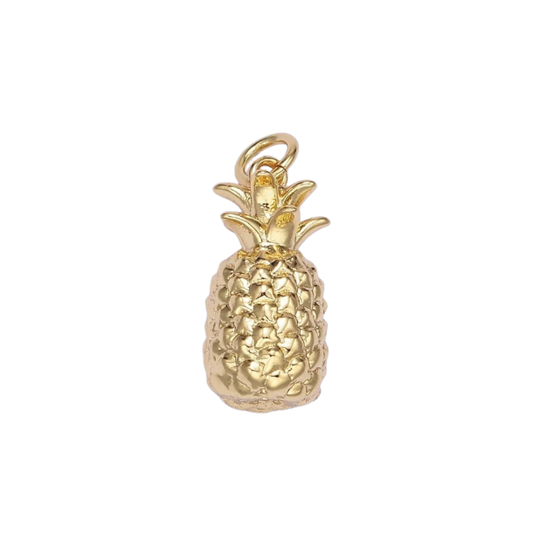 Gold Pineapple Charm