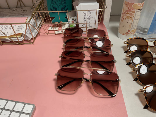 Golden Glaze Sunglasses, Brown