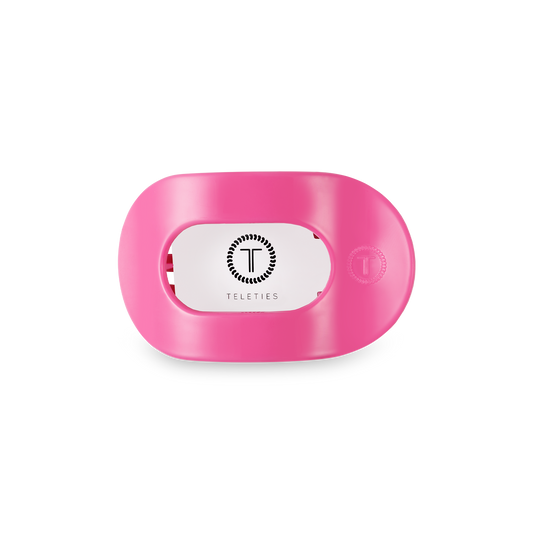 Round Flat Hair Clip | Small | Paradise Pink