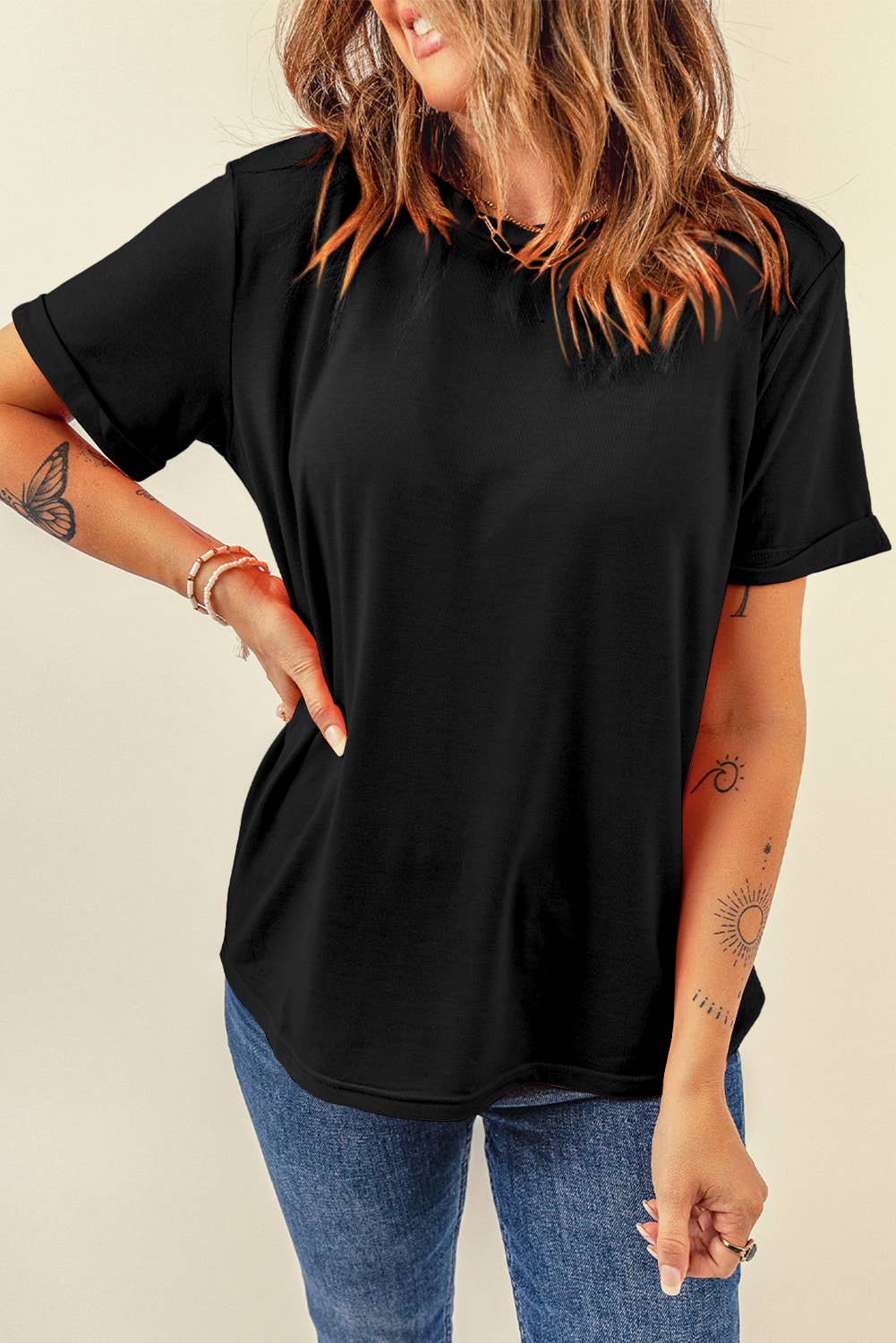 LDC Casual Plain Crew Neck Tee: Bright Green / 2XL
