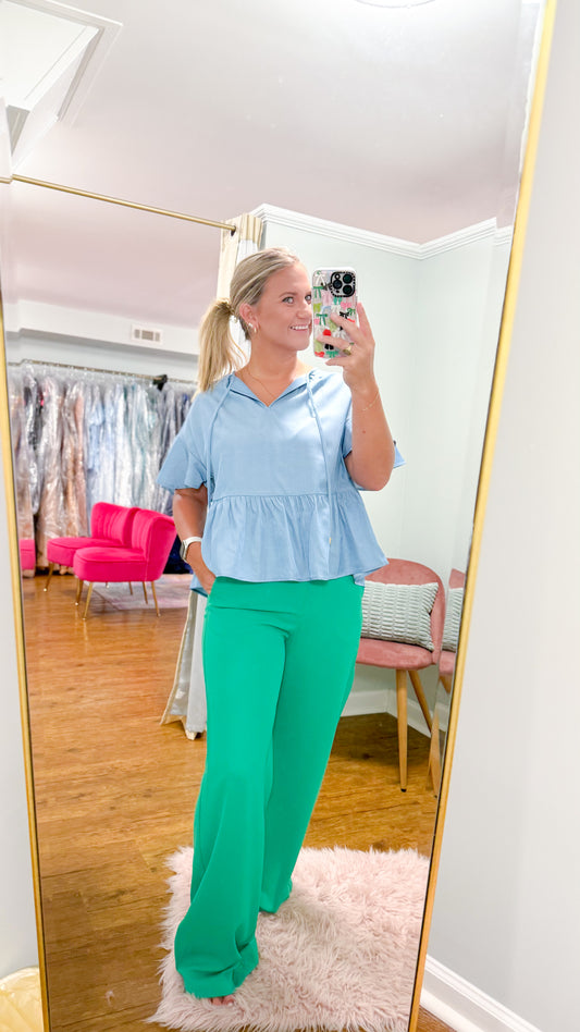 Graceful Flare, Chambray