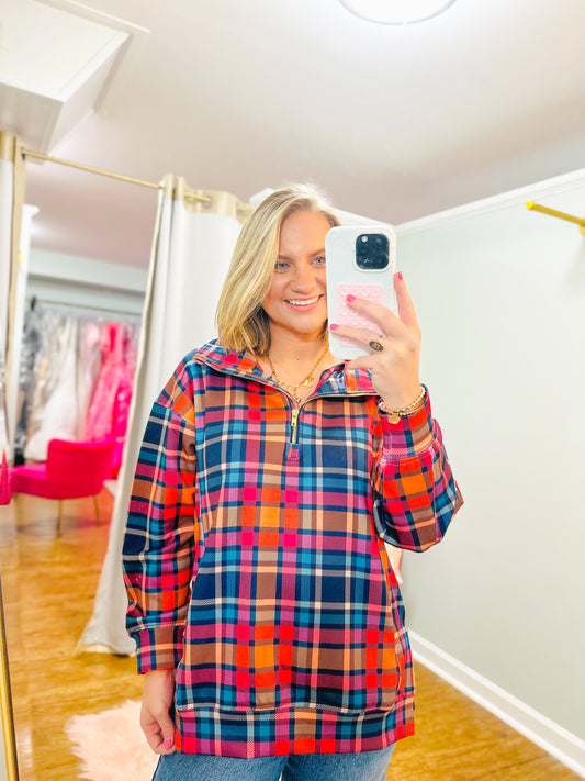 Everyday Pullover, Plaid