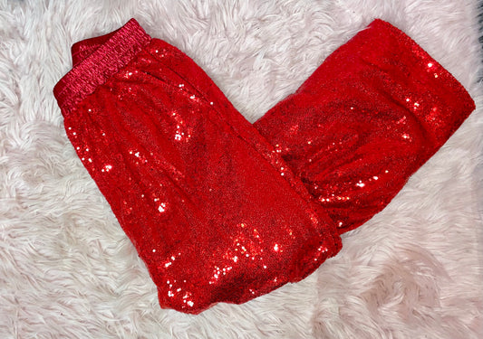 Sparkle Pant, Red