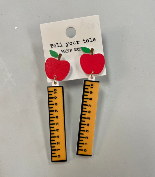 Ruler Earrings