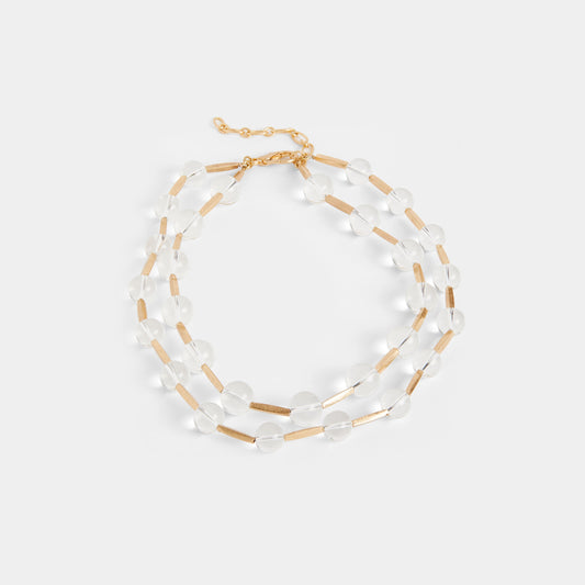 Malani Necklace, Clear