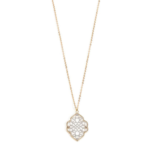 Two-Toned Vintage Dangle Necklace