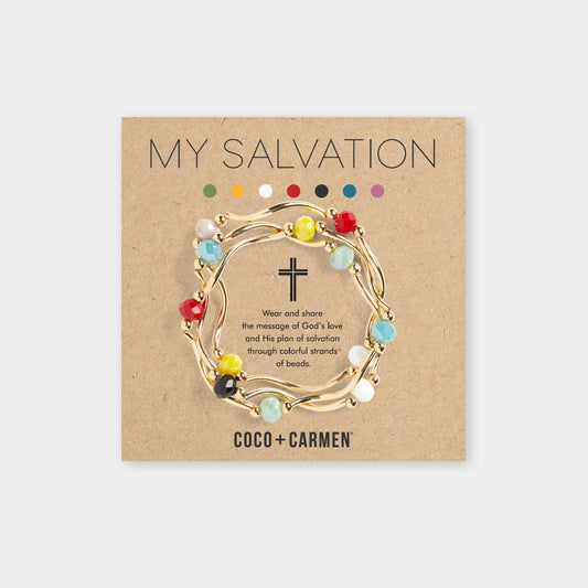 My Salvation Curly Stretch Bracelet, Gold