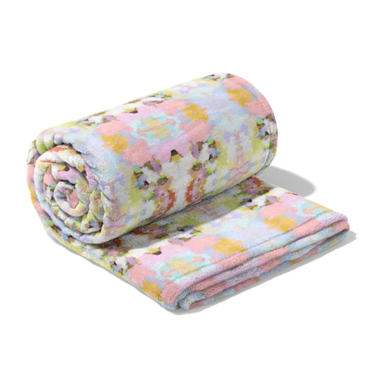 Brooks Avenue Pink Fleece Blanket: One Size