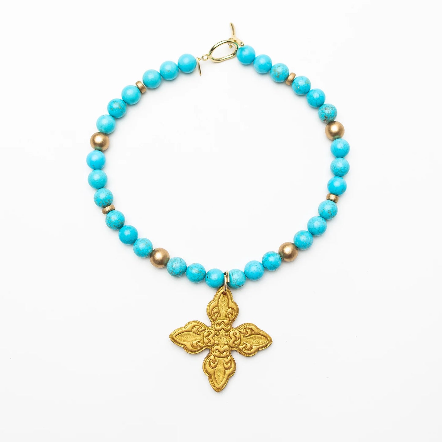 Turquoise Jade with Kait Cross