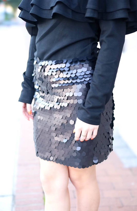 Ready to Shimmer Sequin Skirt