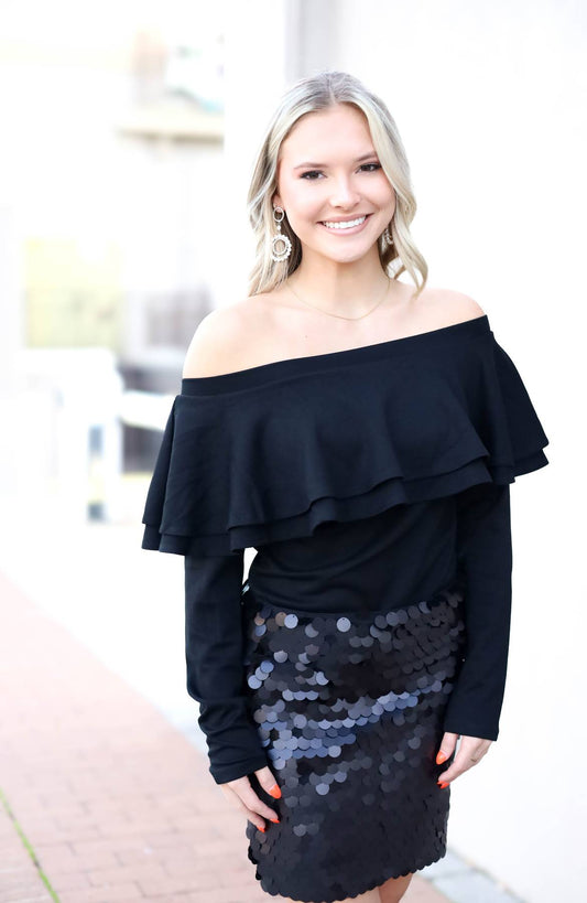 Ready to Shimmer Sequin Skirt