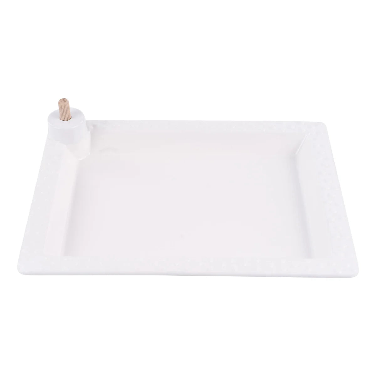 Rectangle Platter, White