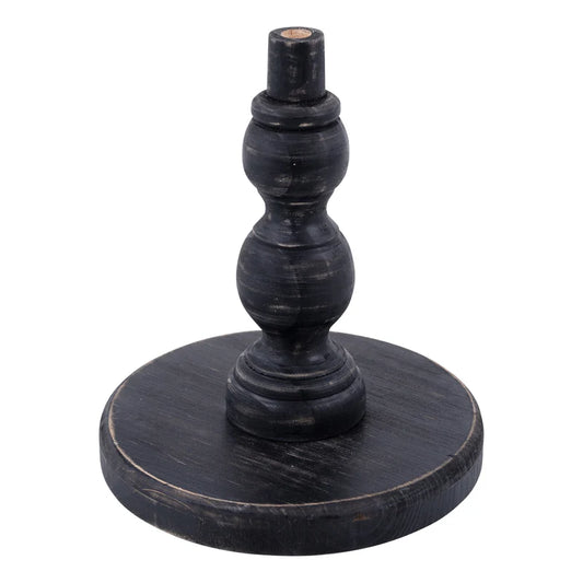 Wood Base for Toppers, Black