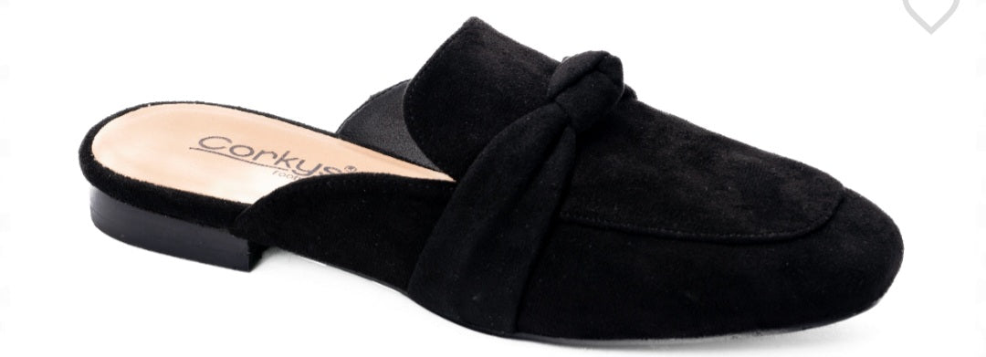 Clingy, Black Faux Suede