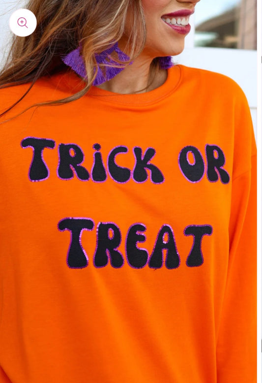 Trick or Treat, sequin