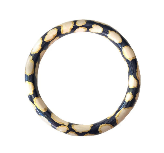 Oyster bangle in Navy