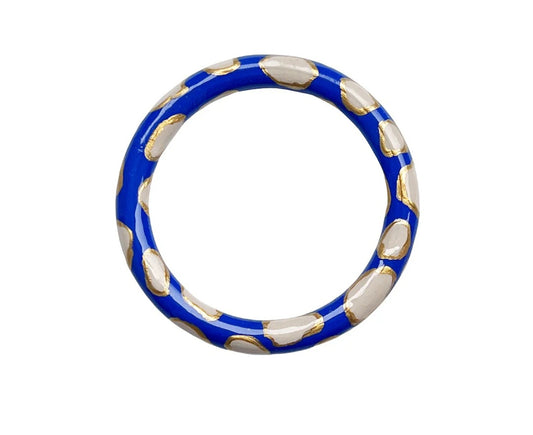 Oyster bangle in colbalt