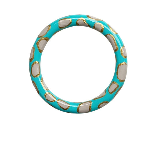 Oyster bangle in Turquoise