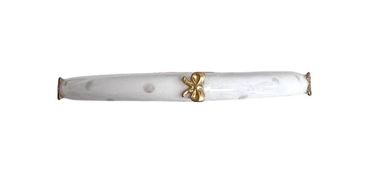 Eloise bangle in white