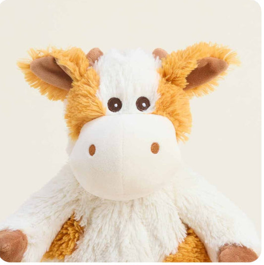 Pumpkin spice cow warmie
