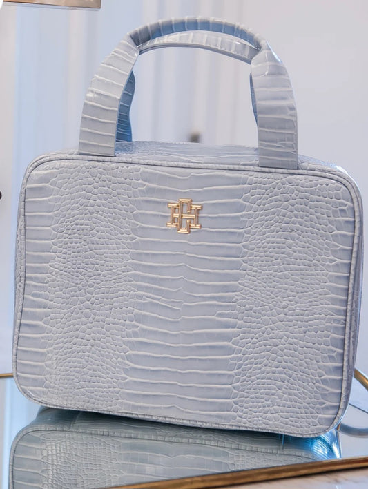 Punta Cana large make up case in baby blue