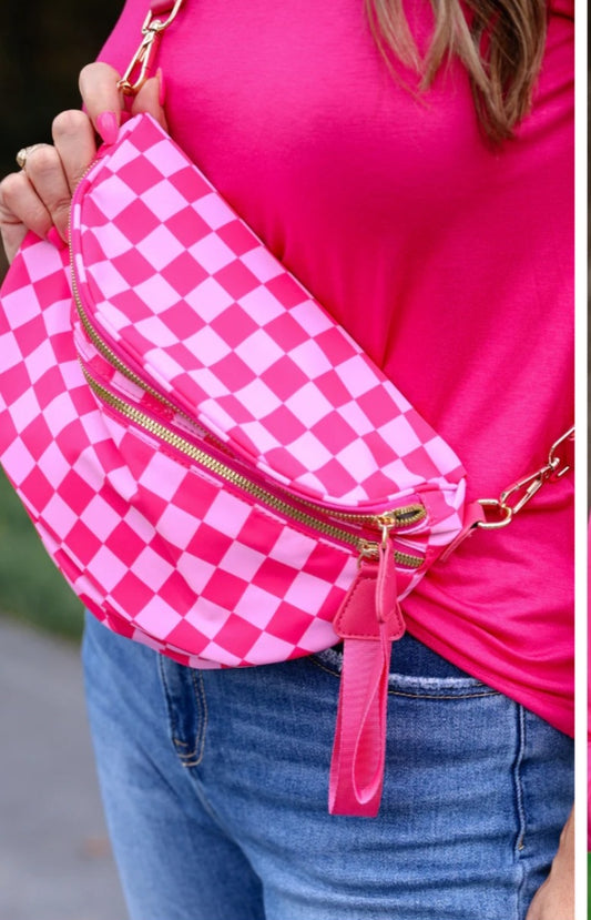 Running errands bum bag