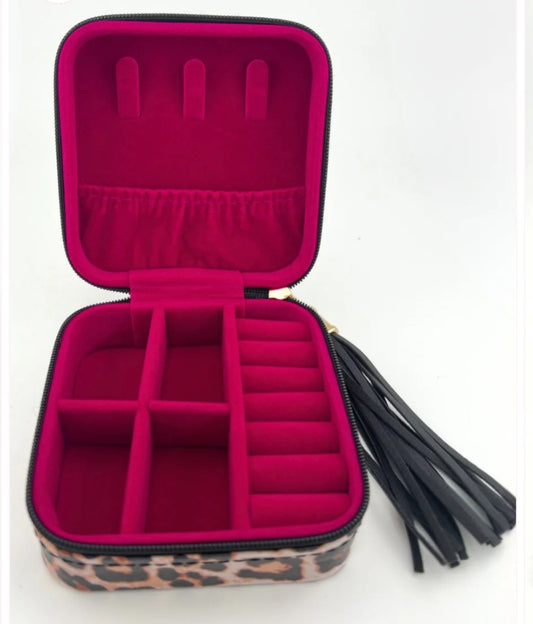 Treasure jewelry box in safari chic