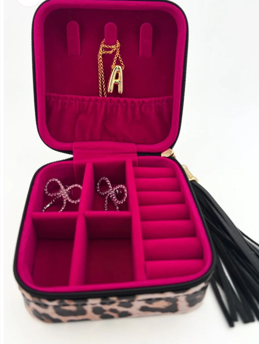 Treasure jewelry box in safari chic