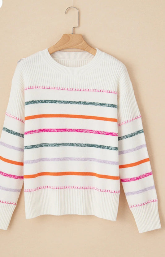 Spring stripes sweater
