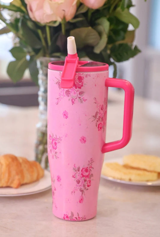 Blushing Blooms tumbler