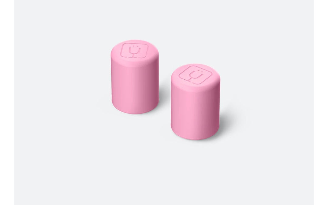 Magnetic straw cover