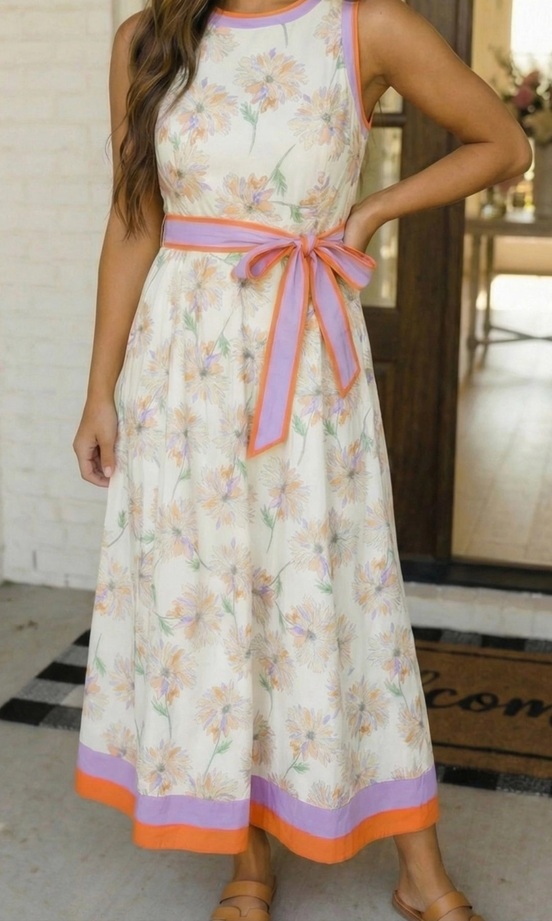 Sophi spring floral dress