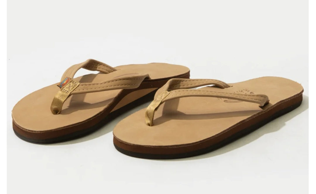 Rainbows ladies thin strap leather