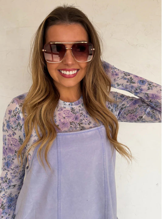 Spring dress it up mesh top