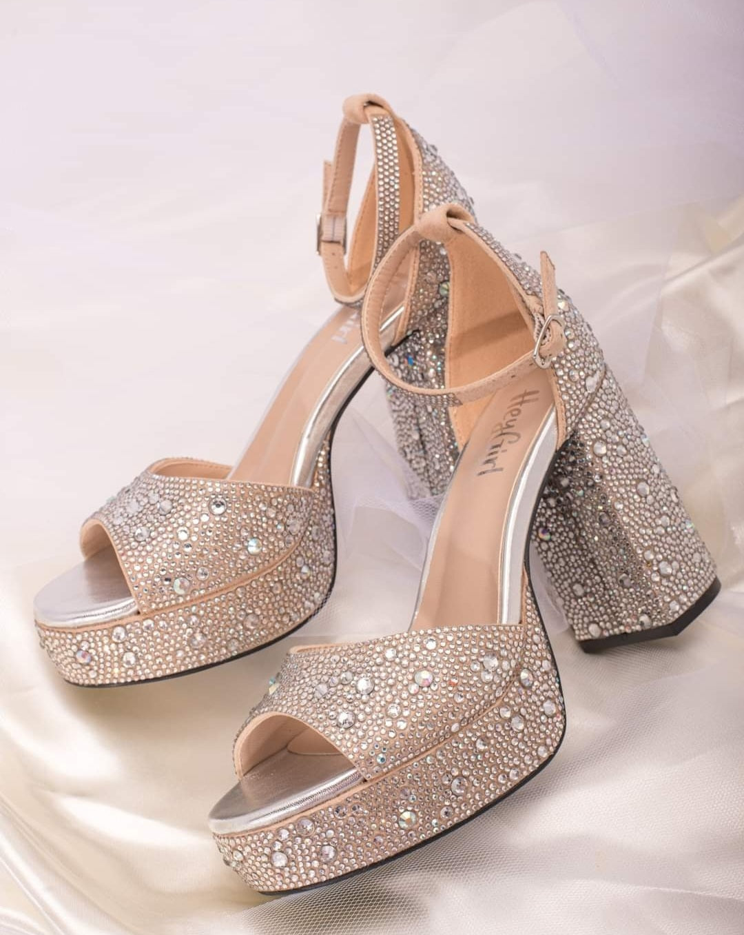 Ambition rhinestone shoes