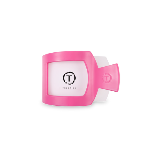 Square Flat Hair Clip | Small | Paradise Pink