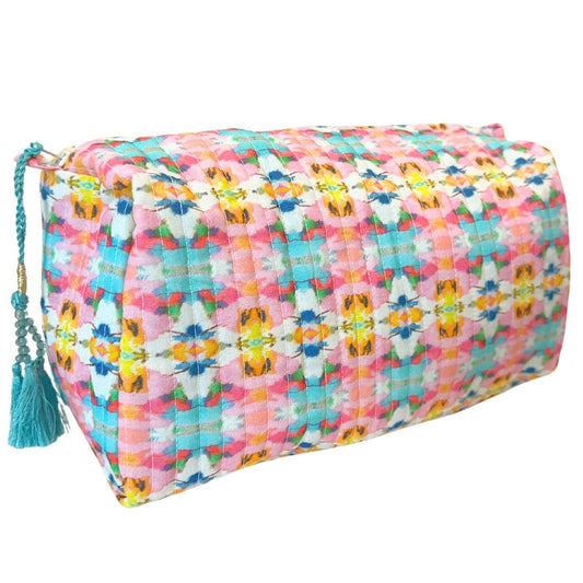 Sumner Pink Large Cosmetic Bag: Large