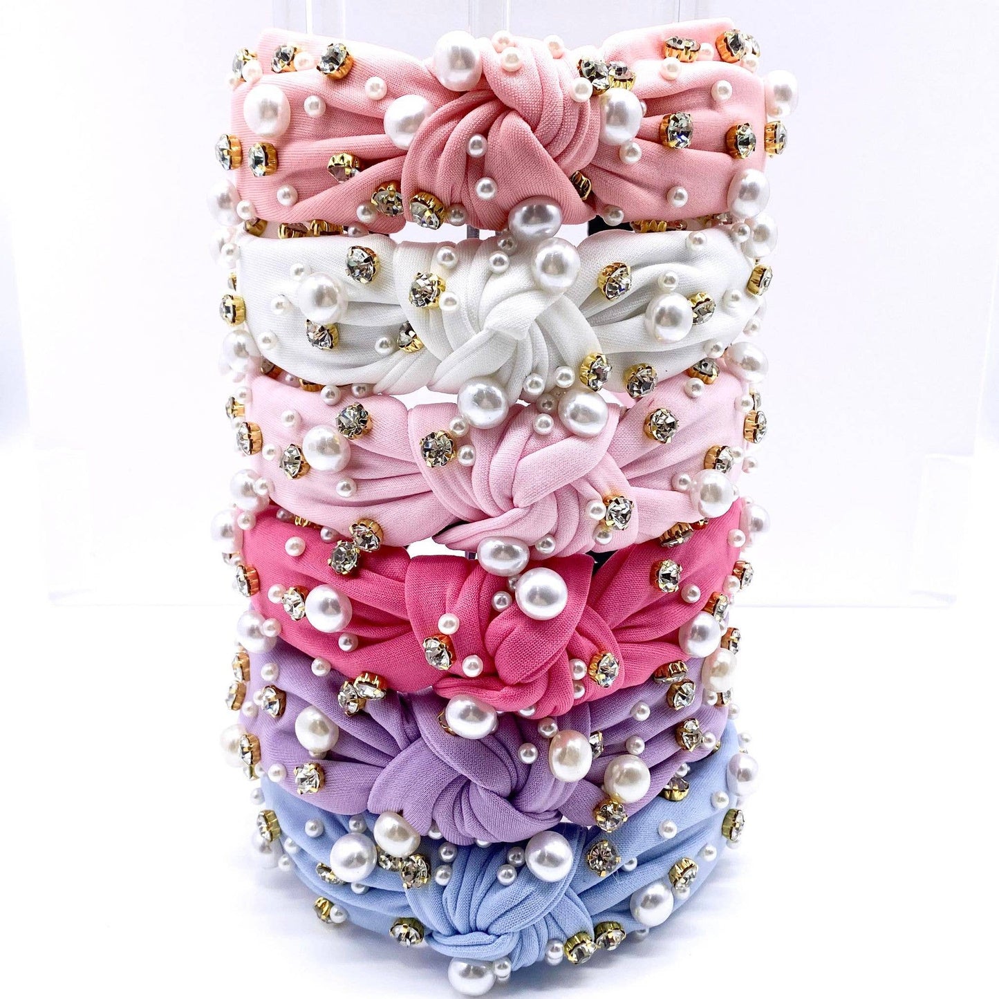 The Spring Bling Headband Collection: White