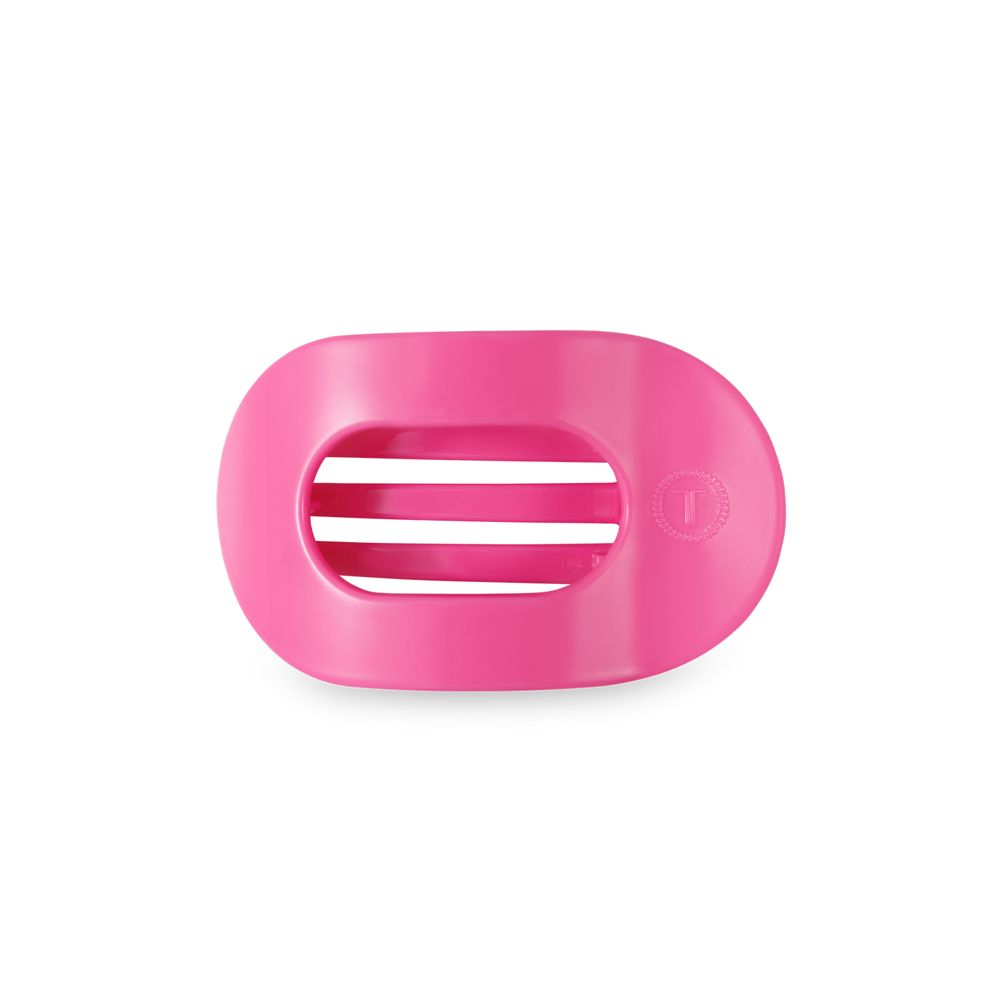 Round Flat Hair Clip | Small | Paradise Pink