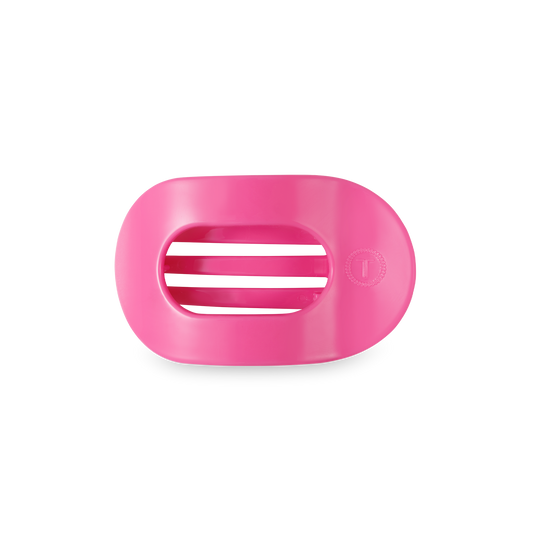 Round Flat Hair Clip | Small | Paradise Pink