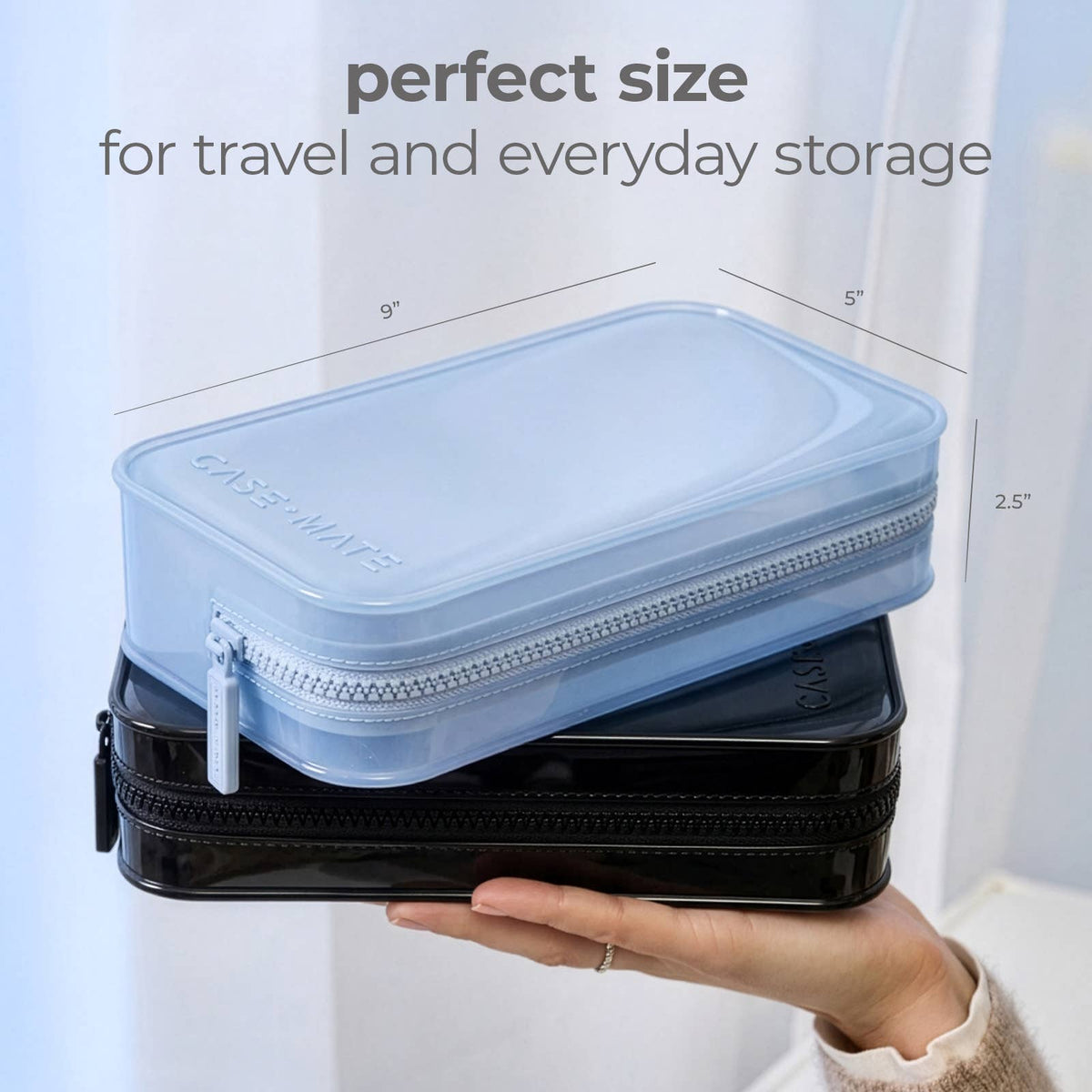 Case-Mate Jelly Makeup Bag: Carolina Blue