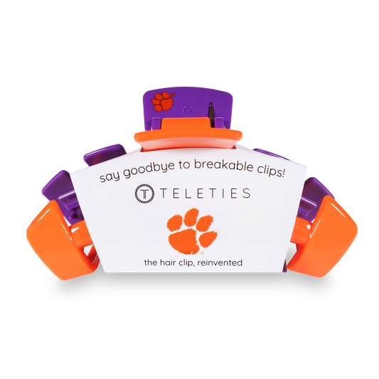 Classic College Hair Clip | Large | Clemson Univ.