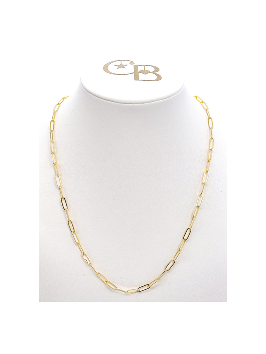 * Gold Ashley Necklace: 18"