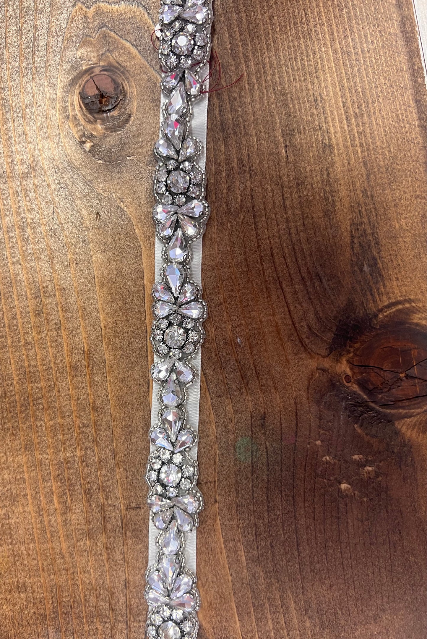 Silver Crystal belt