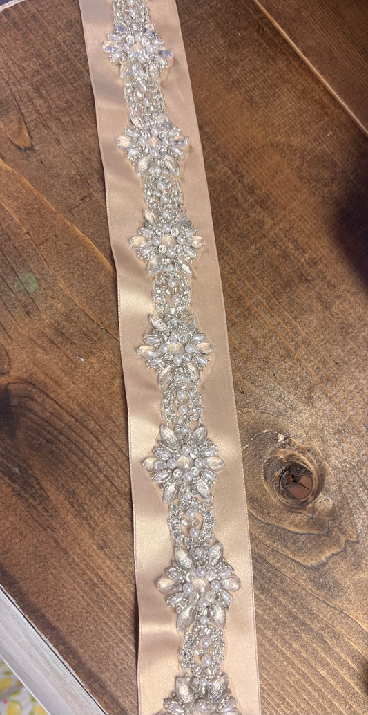 Champagne diamond belt